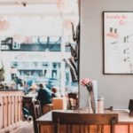 pastel colored cafe wellness