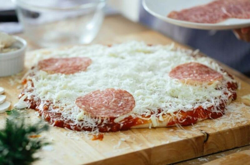 Homemade Pizza Dough & Homemade Margherita Pizza